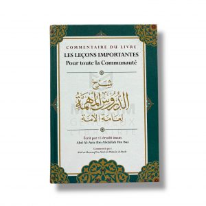 Commentaire du livre : les leçons importantes pour toute la communauté